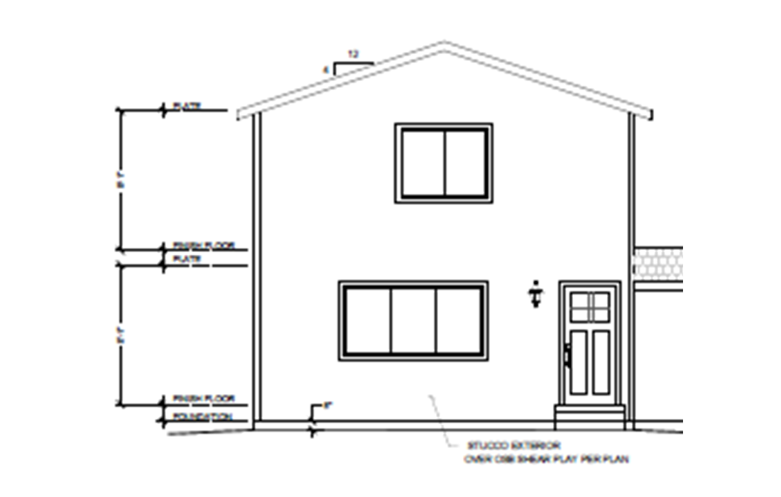 Elkhorn Living front architectural elevation for one rental home